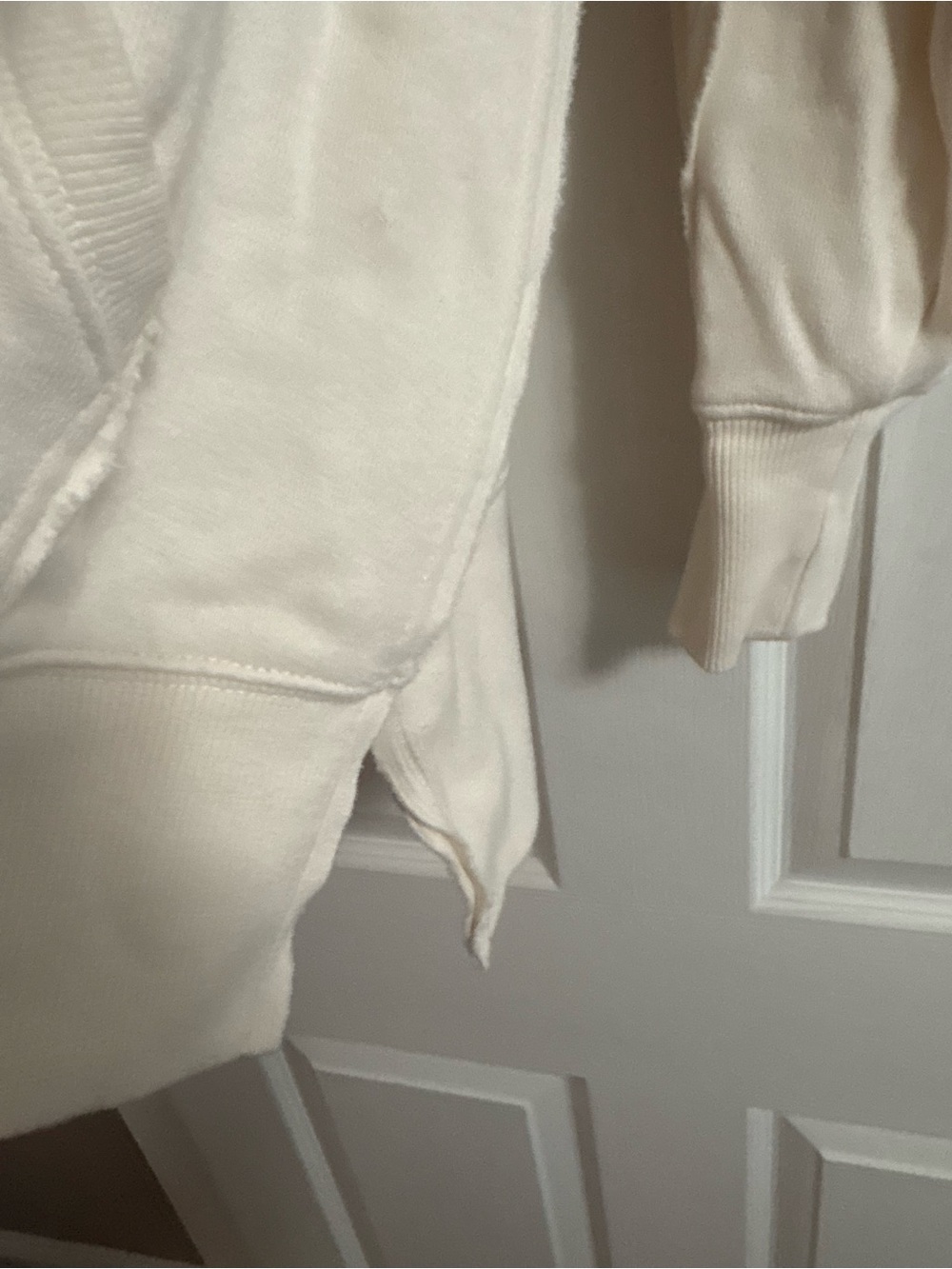 NEW Aerie pullover sweatshirt cream comfy cozy fall oversized NWT women's S - Picture 5 of 6
